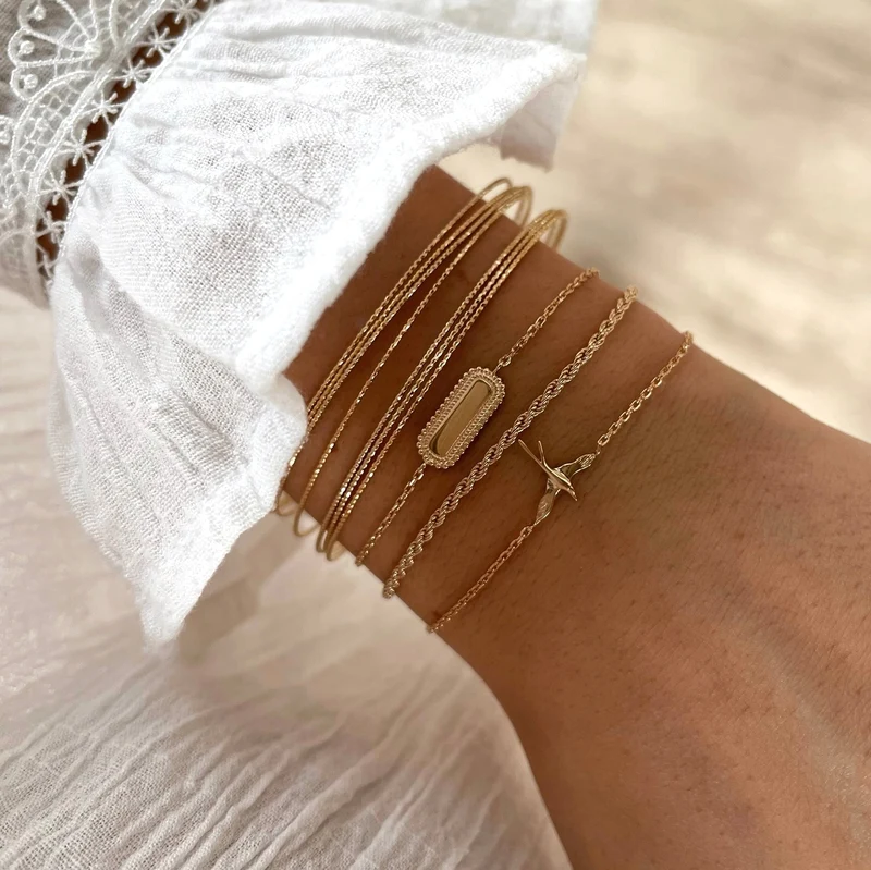 Bracelet "Oscar" plaqué or