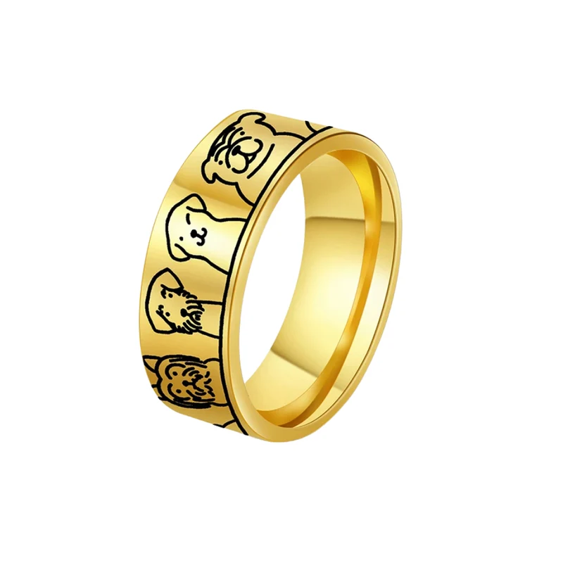 Bague Dessin de Chiens