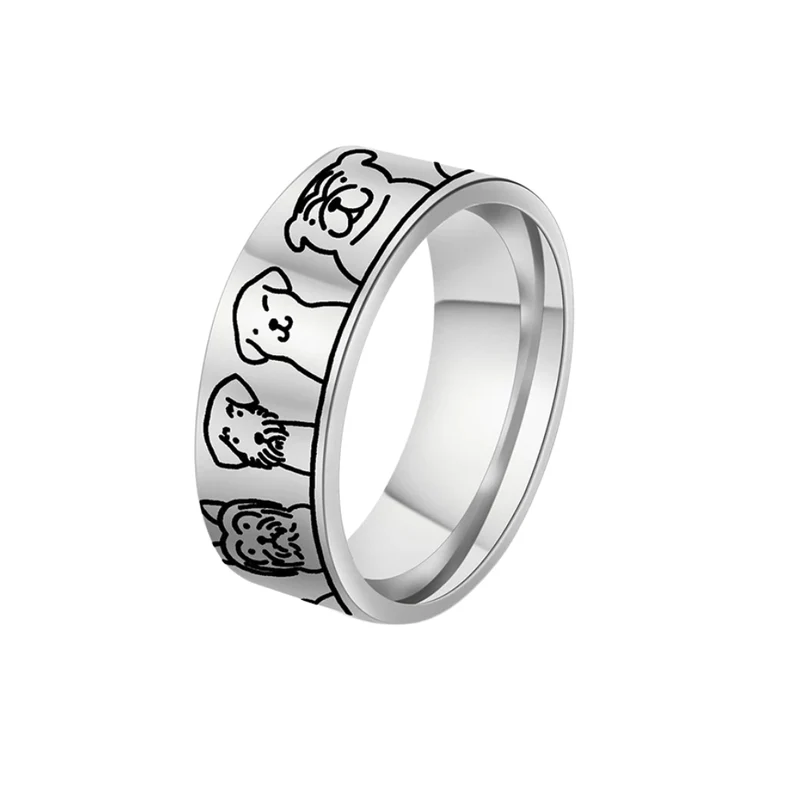 Bague Dessin de Chiens