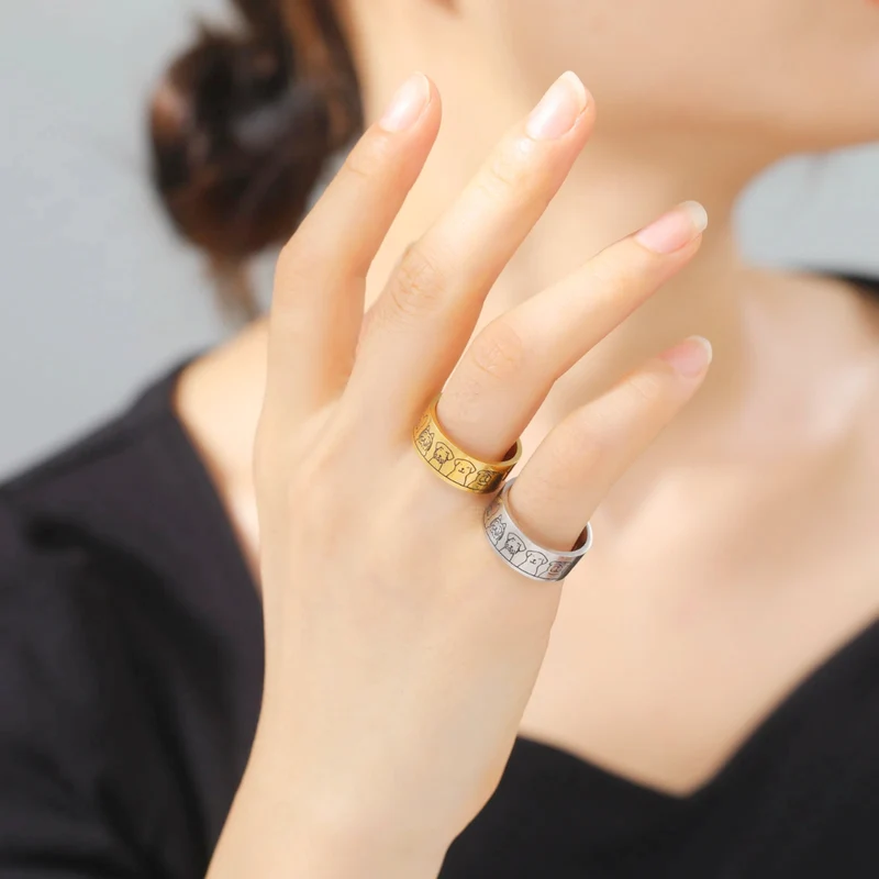 Bague Dessin de Chiens