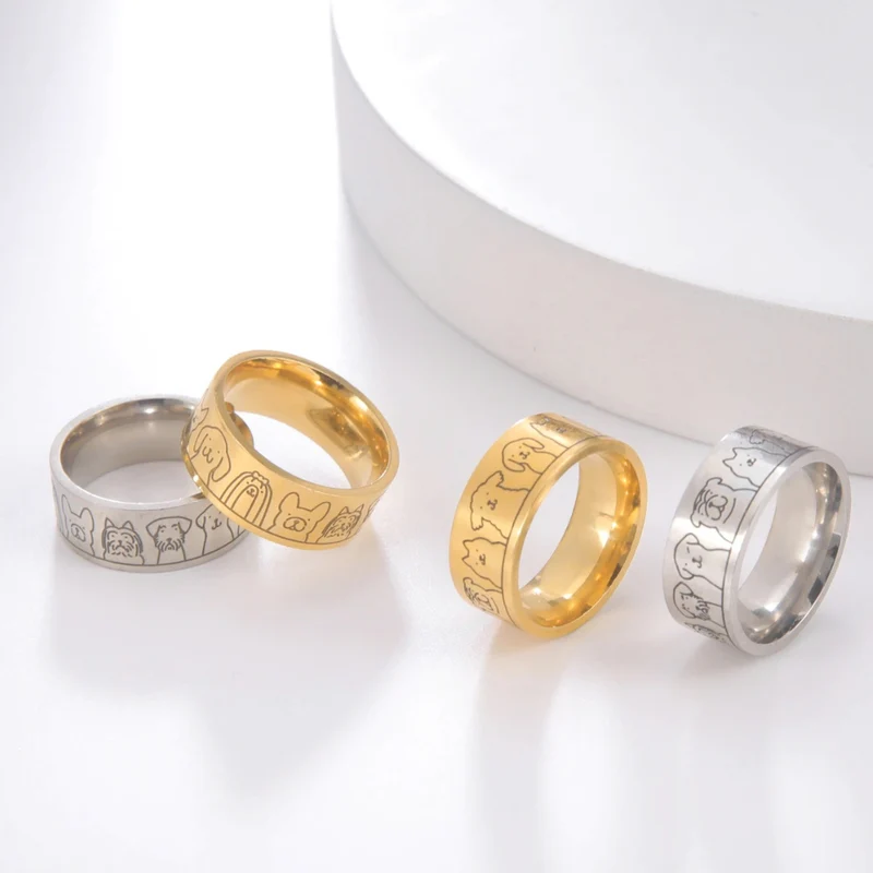 Bague Dessin de Chiens