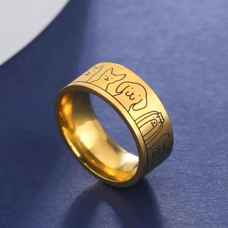 Bague Dessin de Chiens