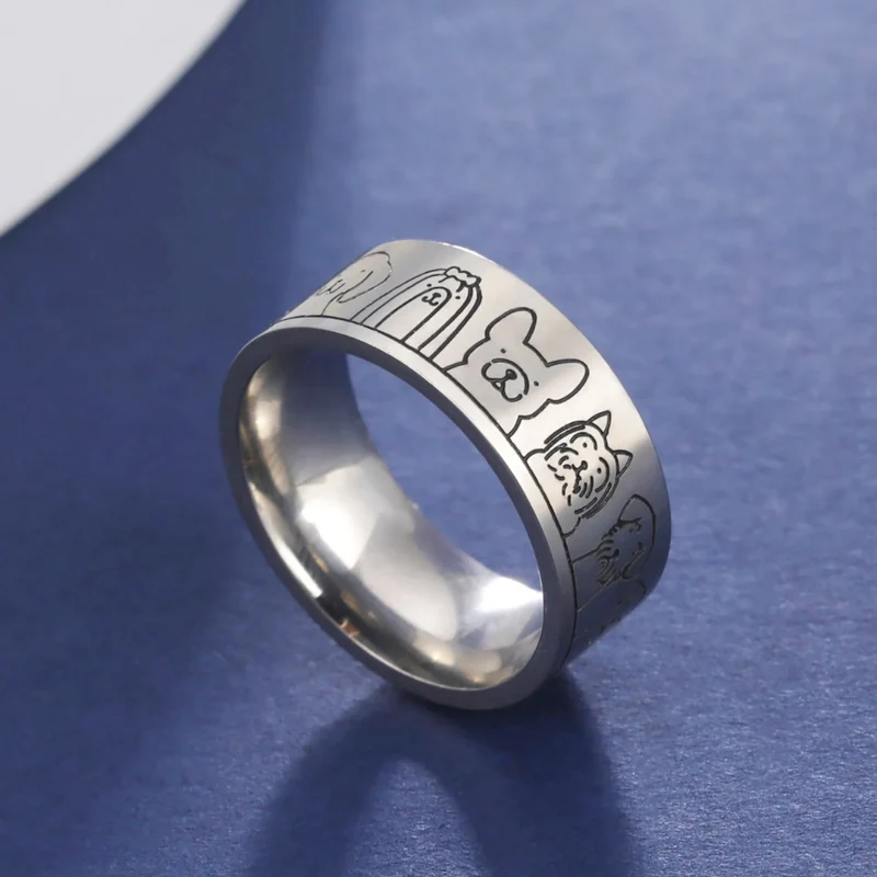 Bague Dessin de Chiens