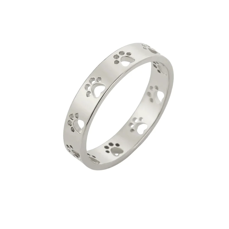 Bague Anneau Patte de Chien