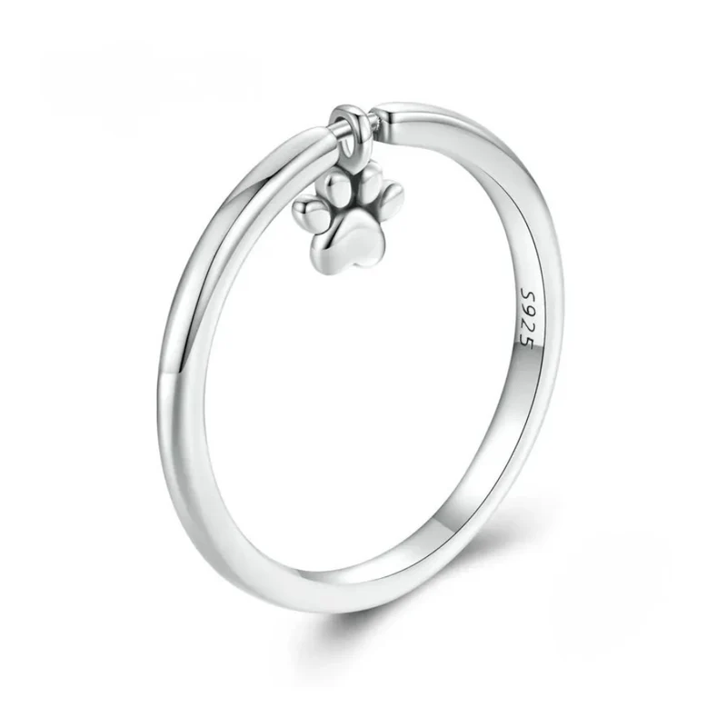 Bague Patte de Chien Argent