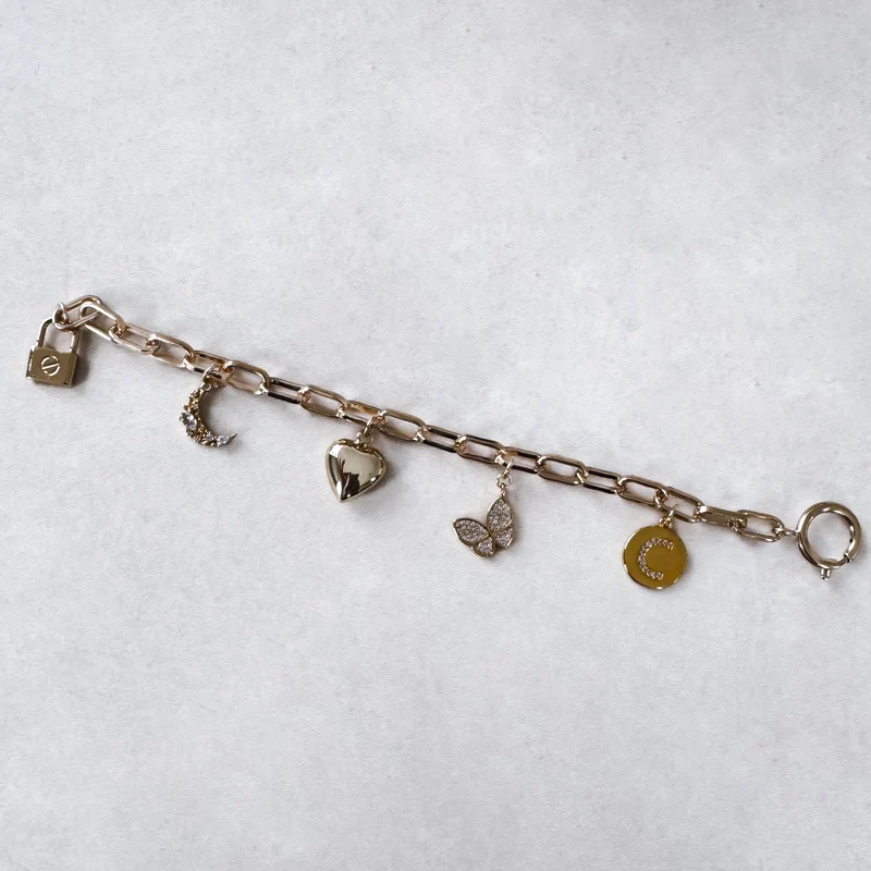 BRACELET "TRENDY OR" PERSONNALISABLE