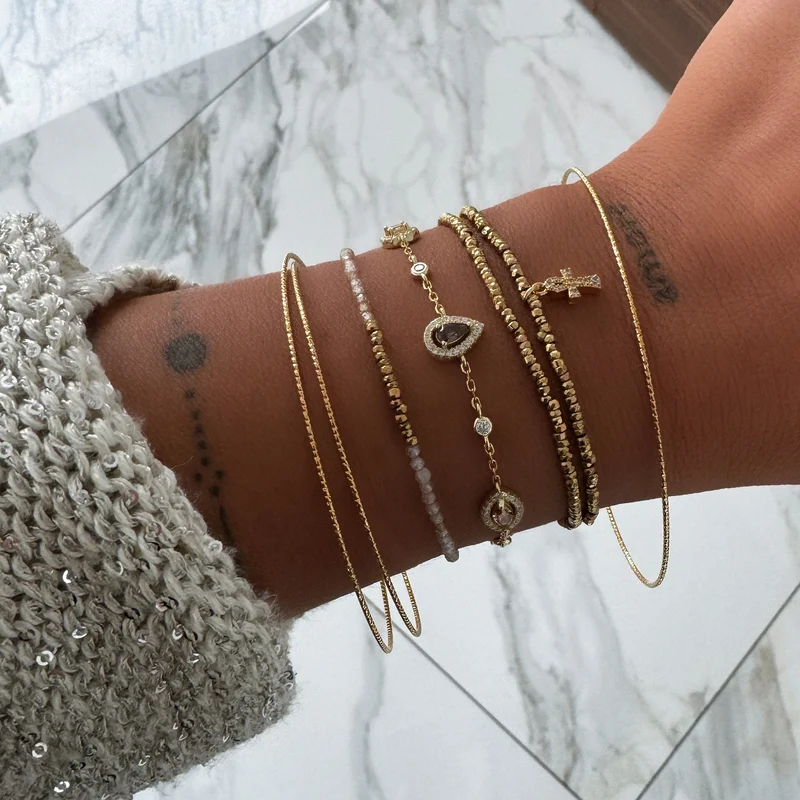 BRACELET "ANKH PEARL"