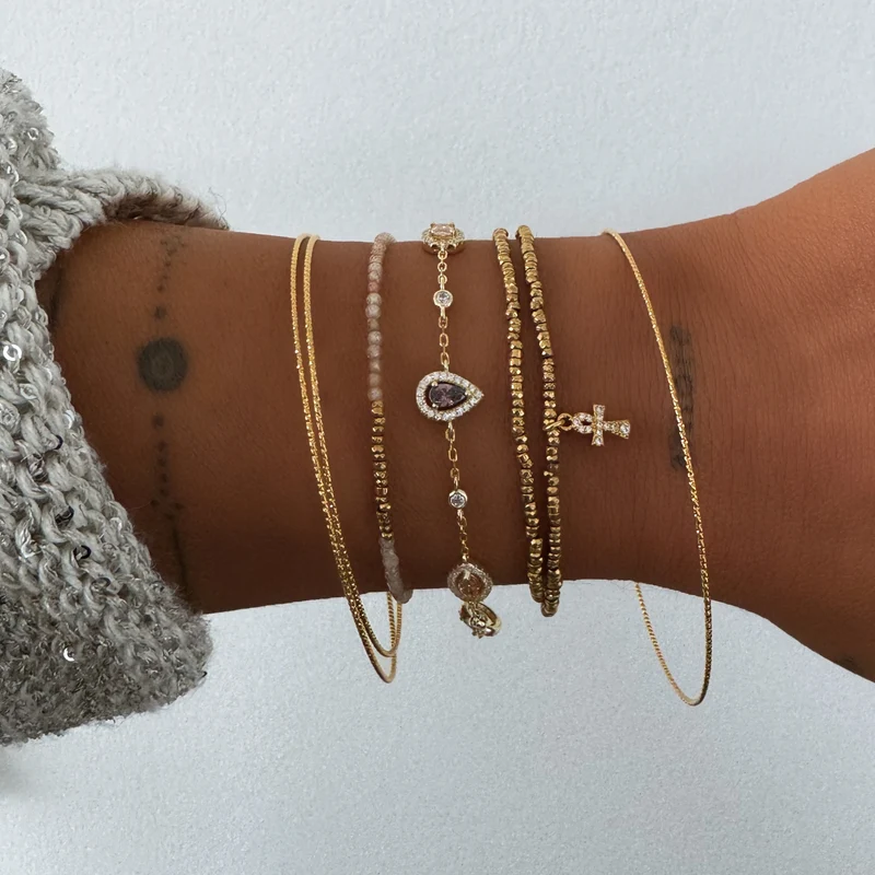 BRACELET "ANKH PEARL"