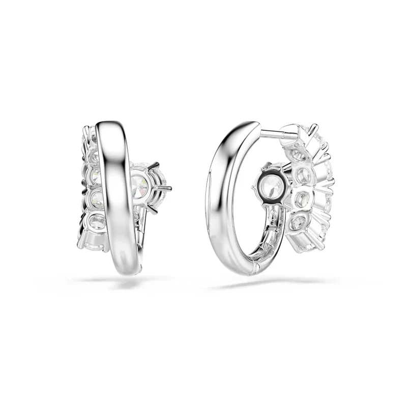 Swarovski Boucles d'oreilles Matrix Crash argentées 5753572
