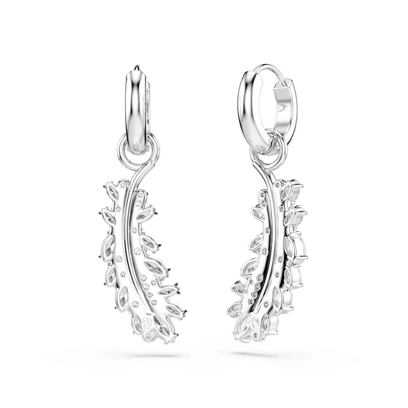 Swarovski Boucles d'oreilles Vienna Feather argentées 5754272