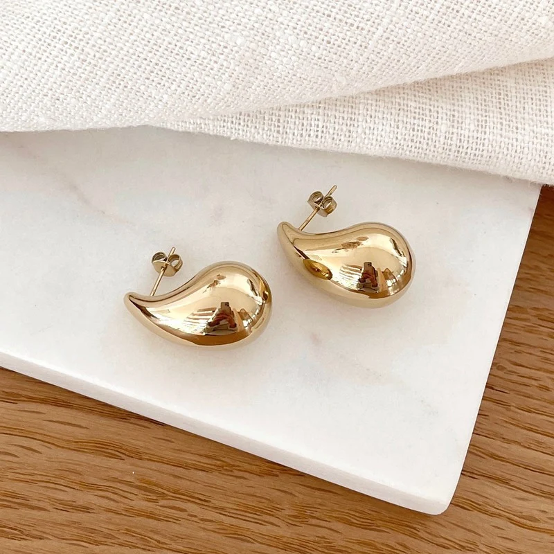 Boucles d'oreilles "Gaia" acier
