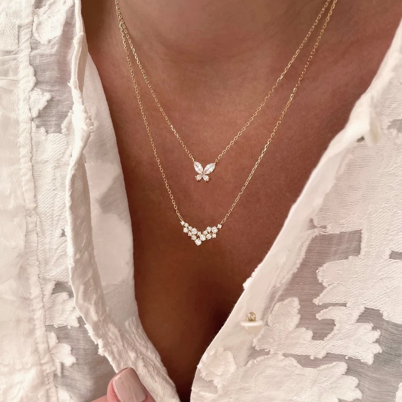 Collier "Garance" plaqué or