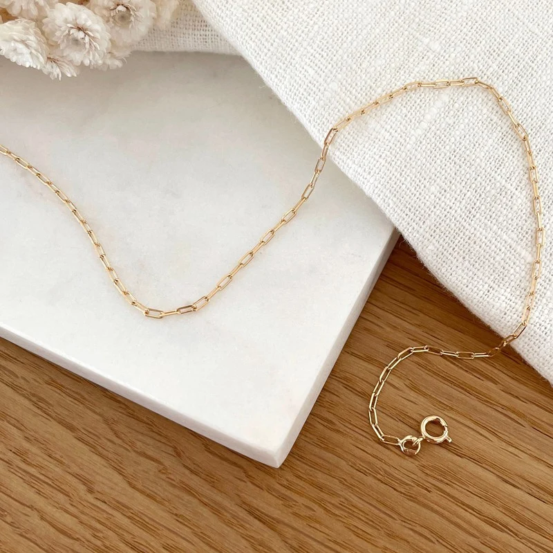 Collier "Muse" plaqué or