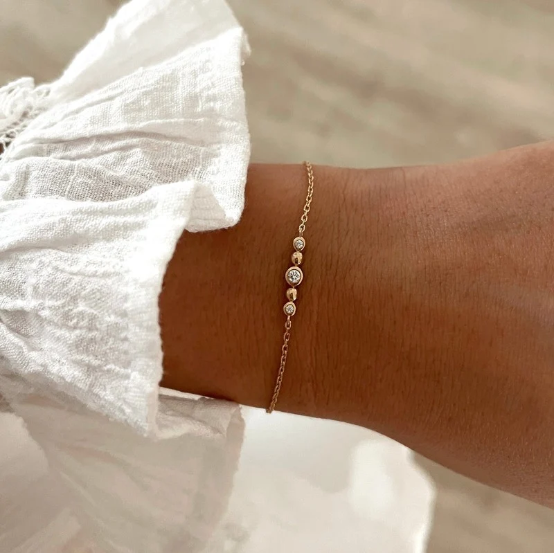 Bracelet "Katia" plaqué or