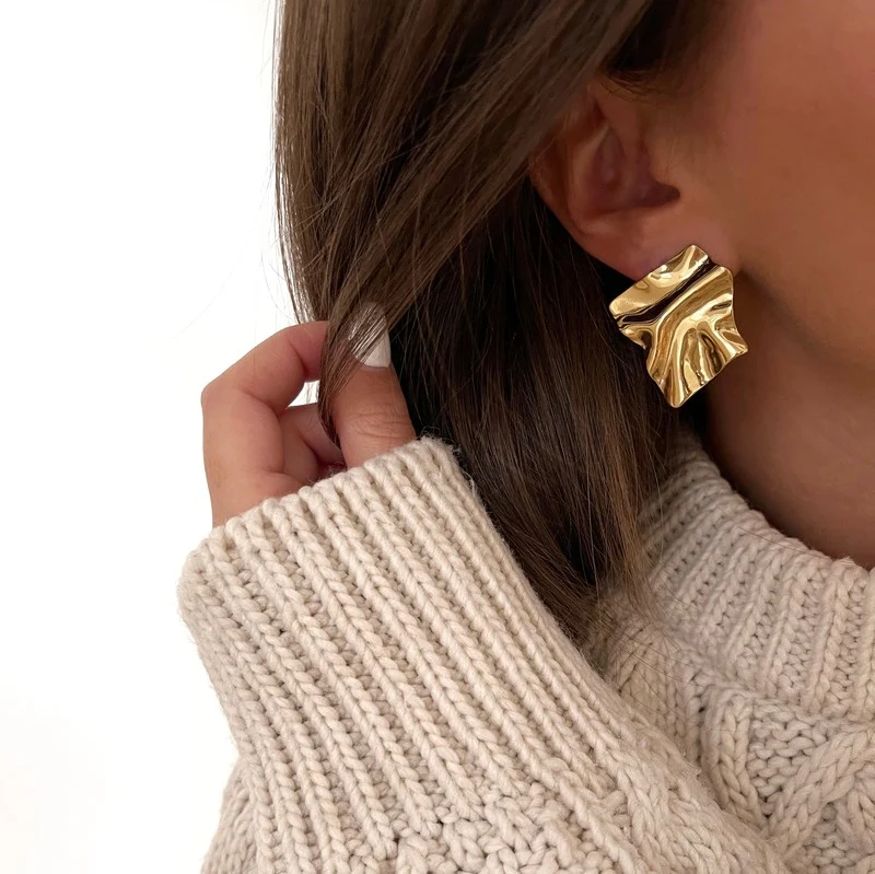 Boucles d'oreilles "Fiby" acier