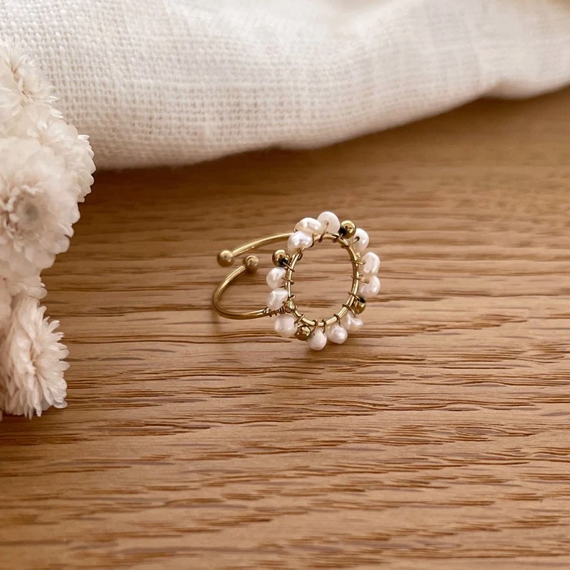 Bague "Olympe" acier