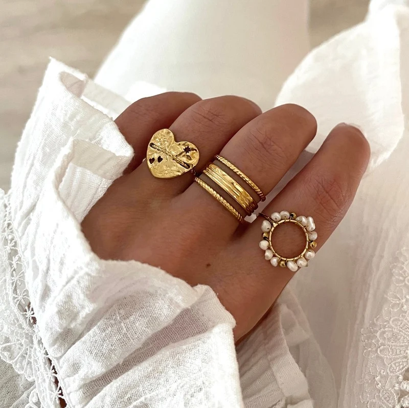 Bague "Daven" acier
