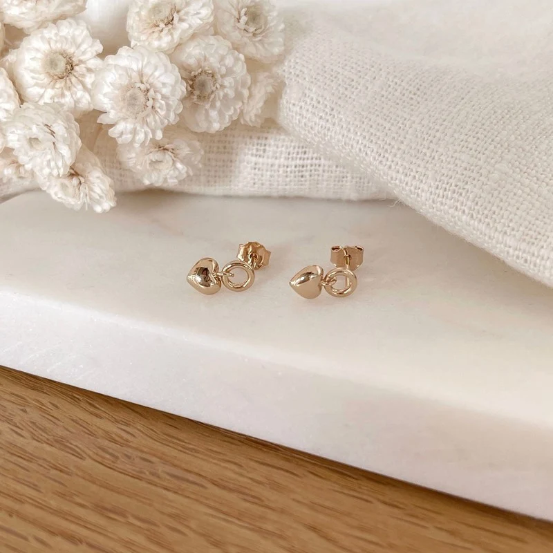 Boucles d'oreilles "Louve" plaqué or