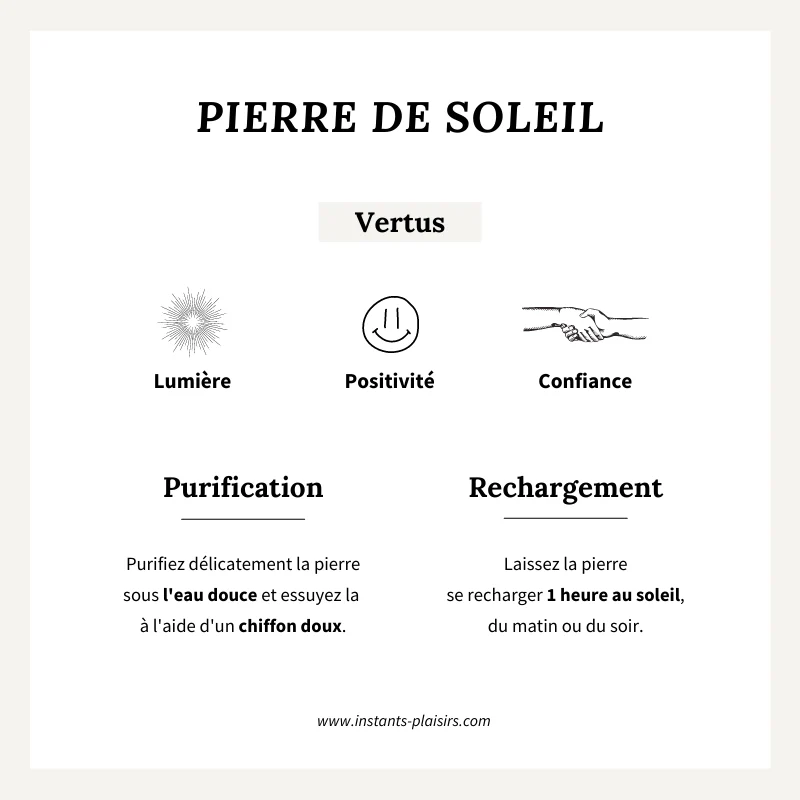 Collier "Rosalba" pierre de soleil plaqué or