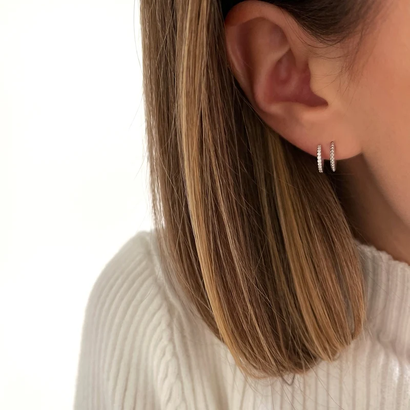 Boucles d'oreilles "Tania" argent