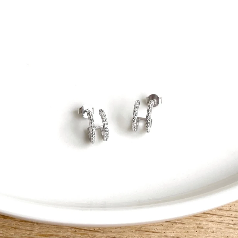 Boucles d'oreilles "Tania" argent
