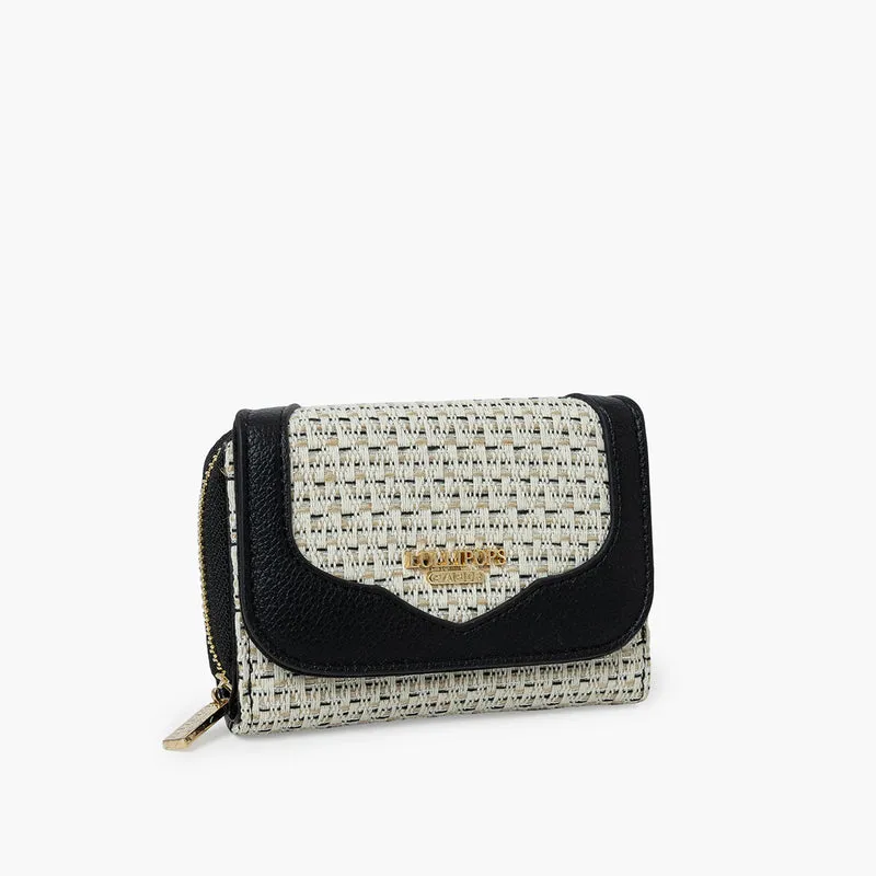 Portefeuille noir Sade