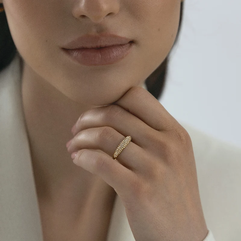 Mockberg Pavé Precious Ring MB0199