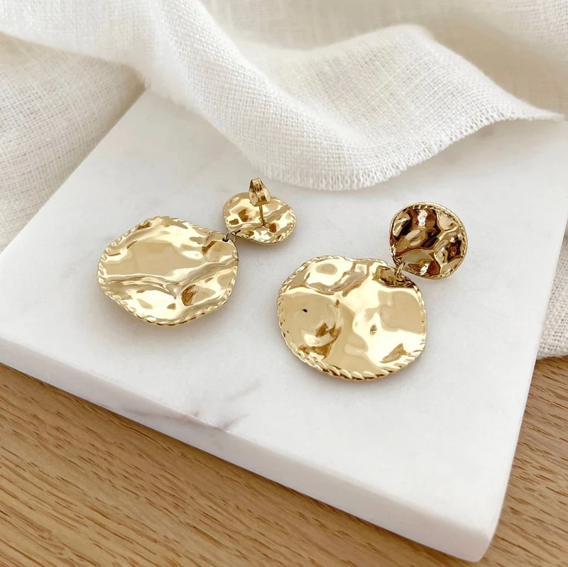 Boucles d'oreilles "Orphéa" acier