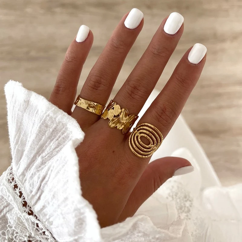Bague "Fei" acier