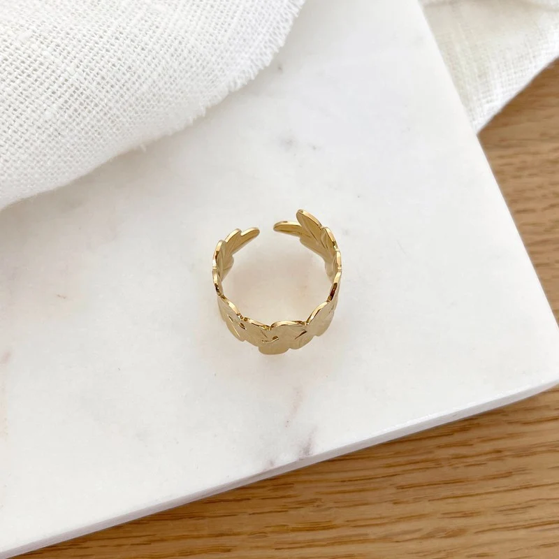 Bague "Fei" acier