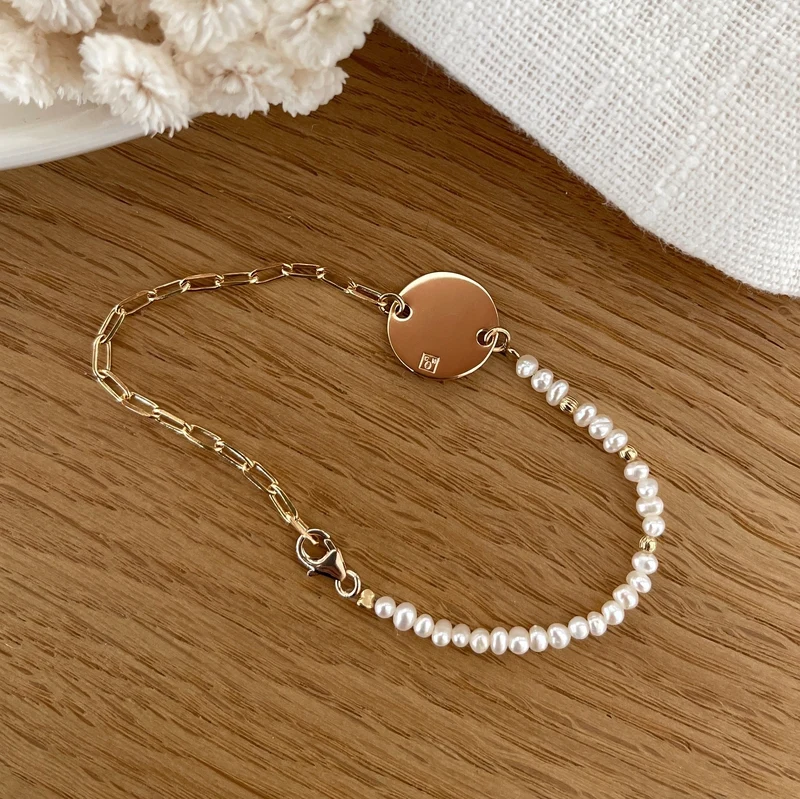 Bracelet "Talia" plaqué or