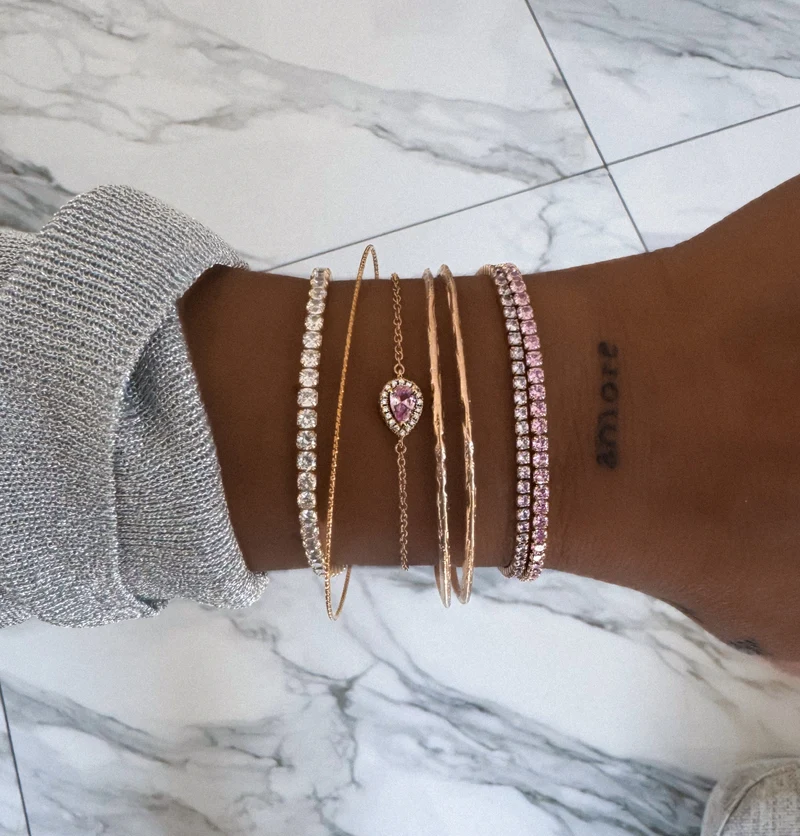 BRACELET "RIVIERA ROSE"