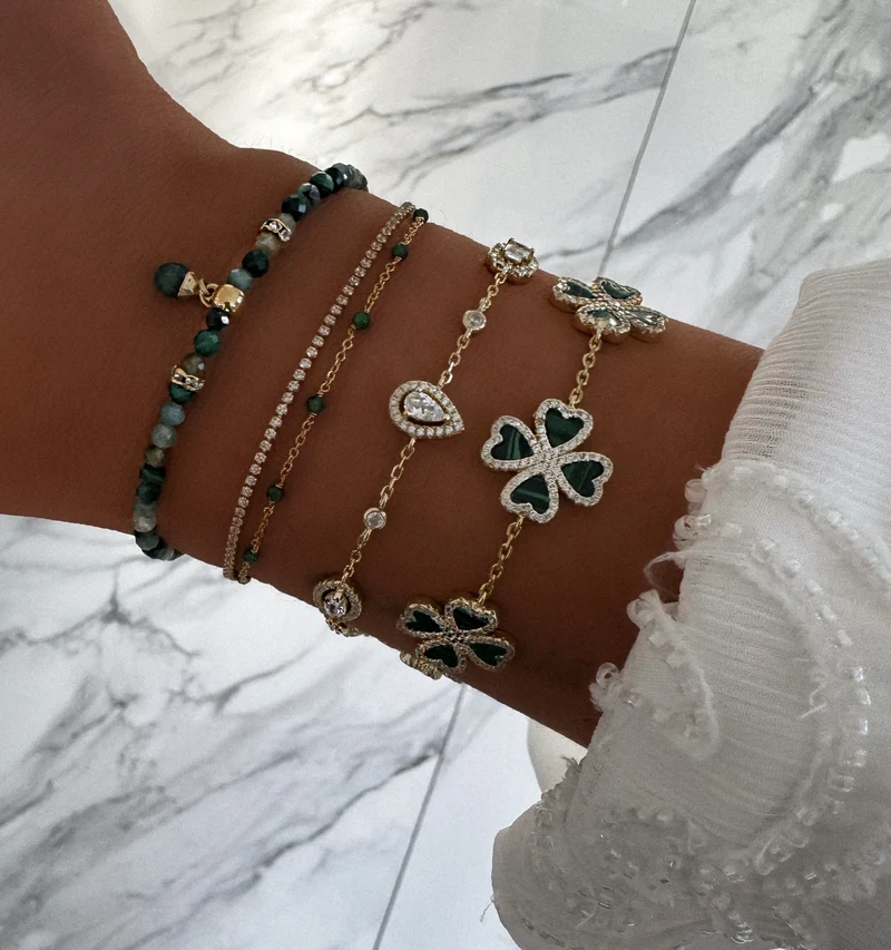 BRACELET "SUCCESS 5 MALACHITE"