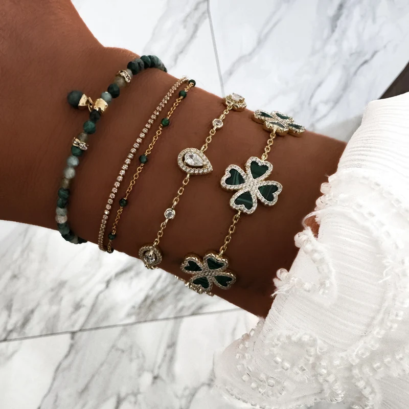 BRACELET "SUCCESS 5 MALACHITE"