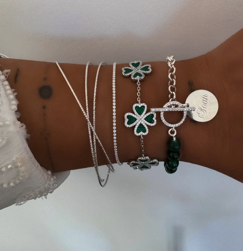 BRACELET "SUCCESS 5 MALACHITE"