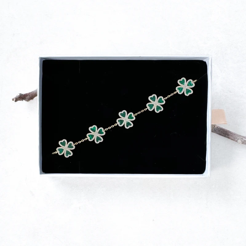 BRACELET "SUCCESS 5 MALACHITE"