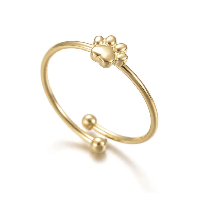 Bague Fine Patte de Chien