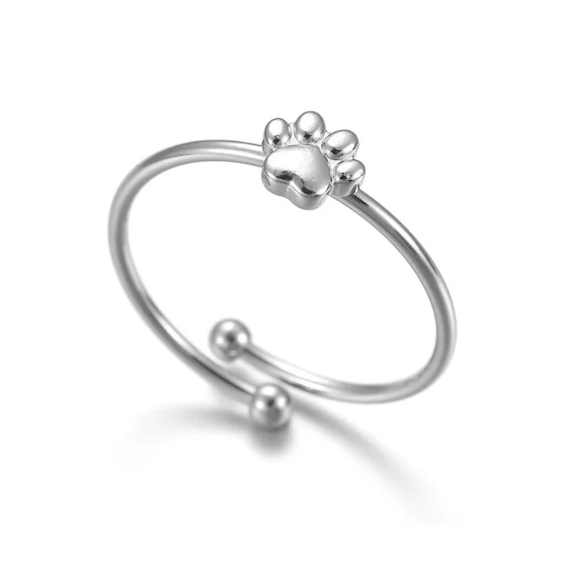 Bague Fine Patte de Chien