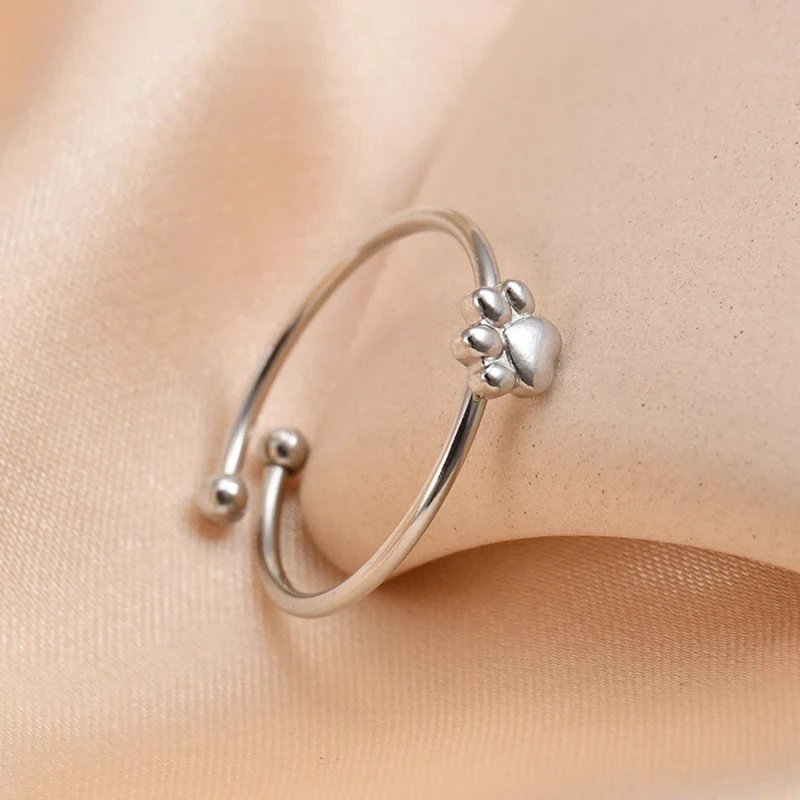 Bague Fine Patte de Chien