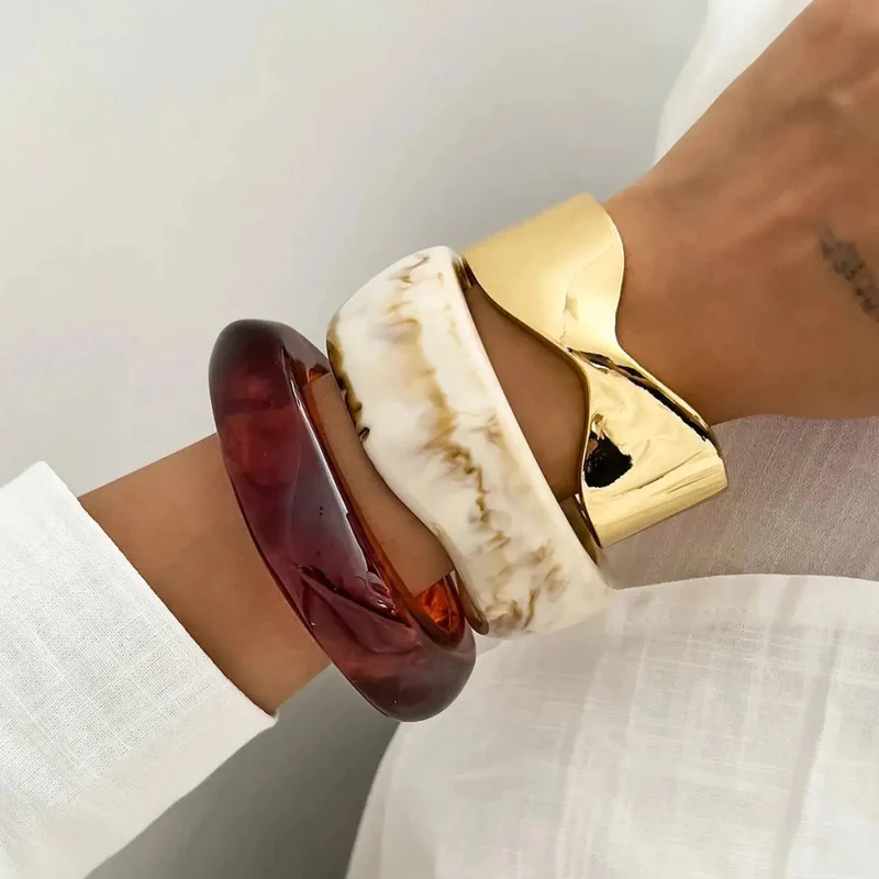 Bracelet Résine Ambre