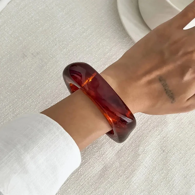 Bracelet Résine Ambre