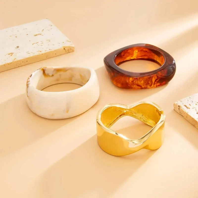 Bracelet Résine Ambre