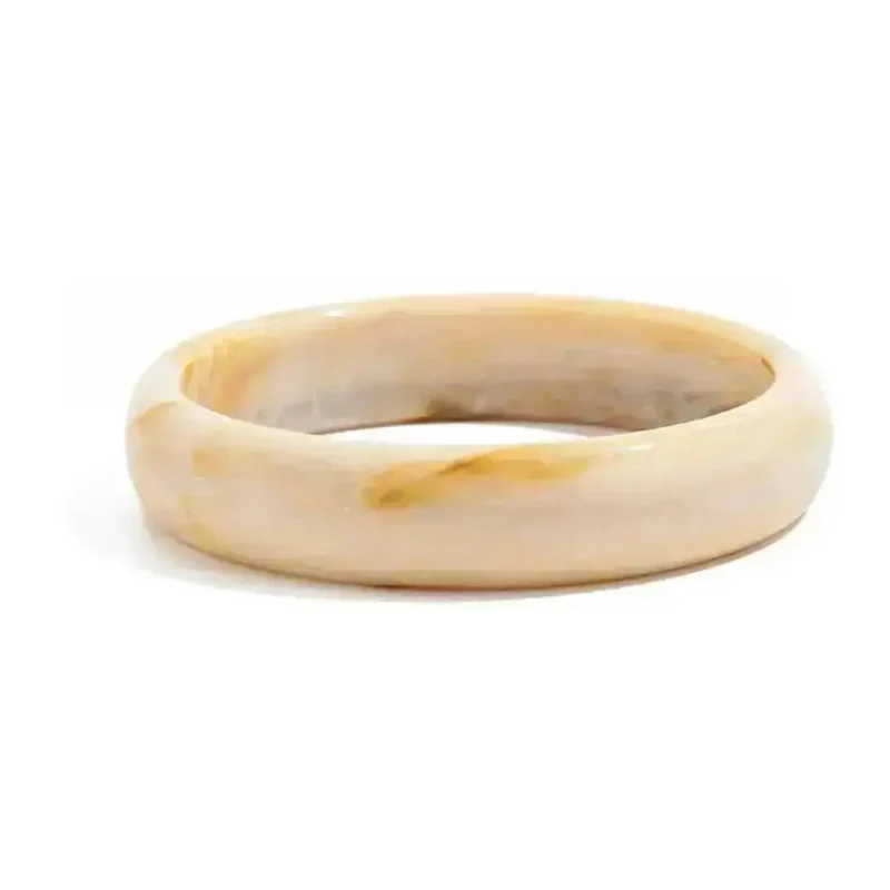 Bracelet Résine Blanc Cassé