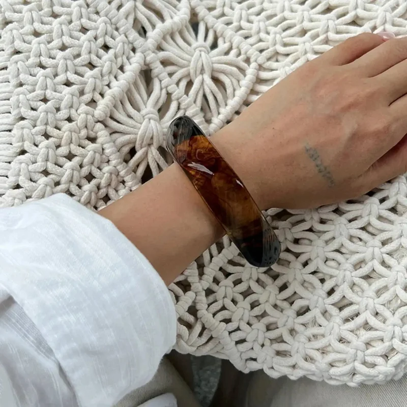 Bracelet Résine Marron