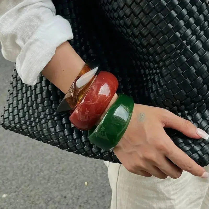 Bracelet Résine Rouge