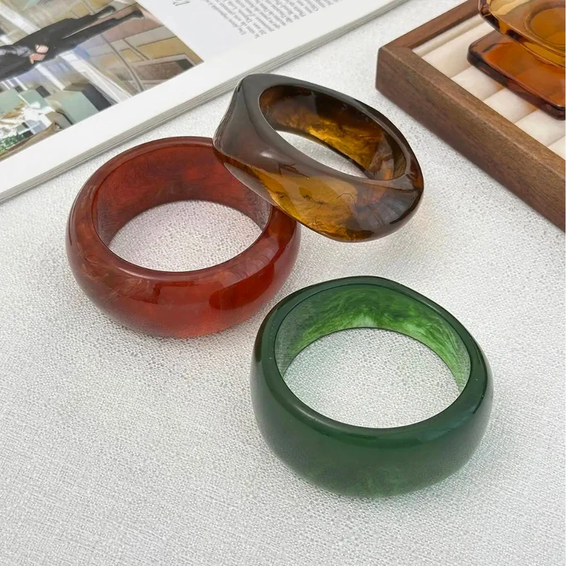 Bracelet Résine Rouge