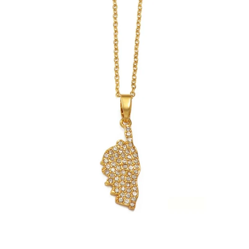 Pendentif Corse Strass
