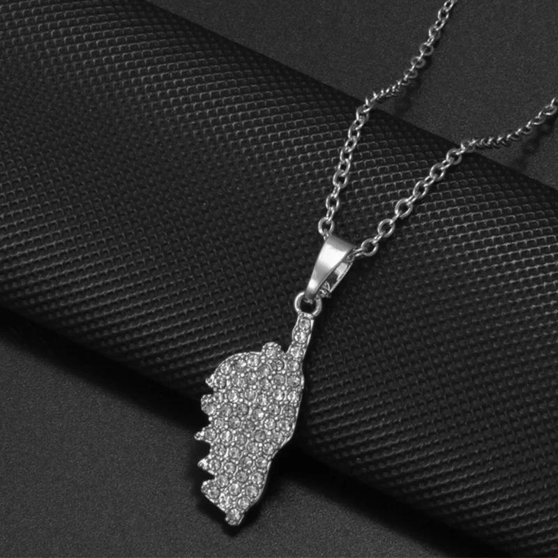Pendentif Corse Strass