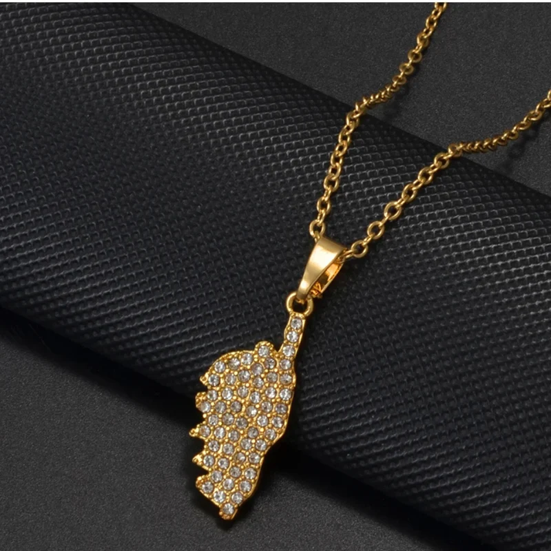 Pendentif Corse Strass