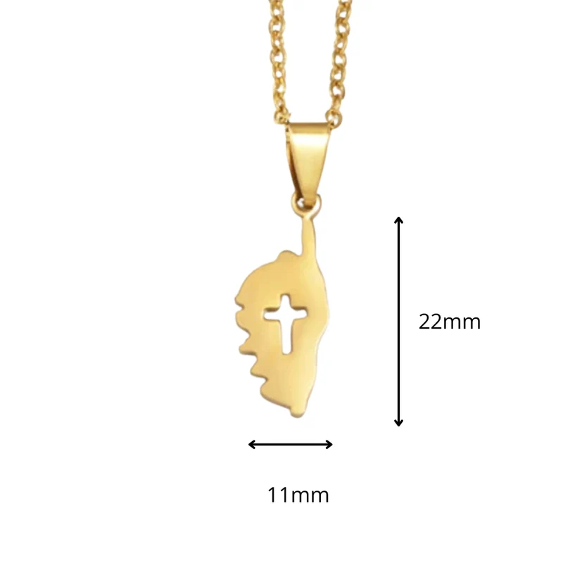 Pendentif Corse Croix